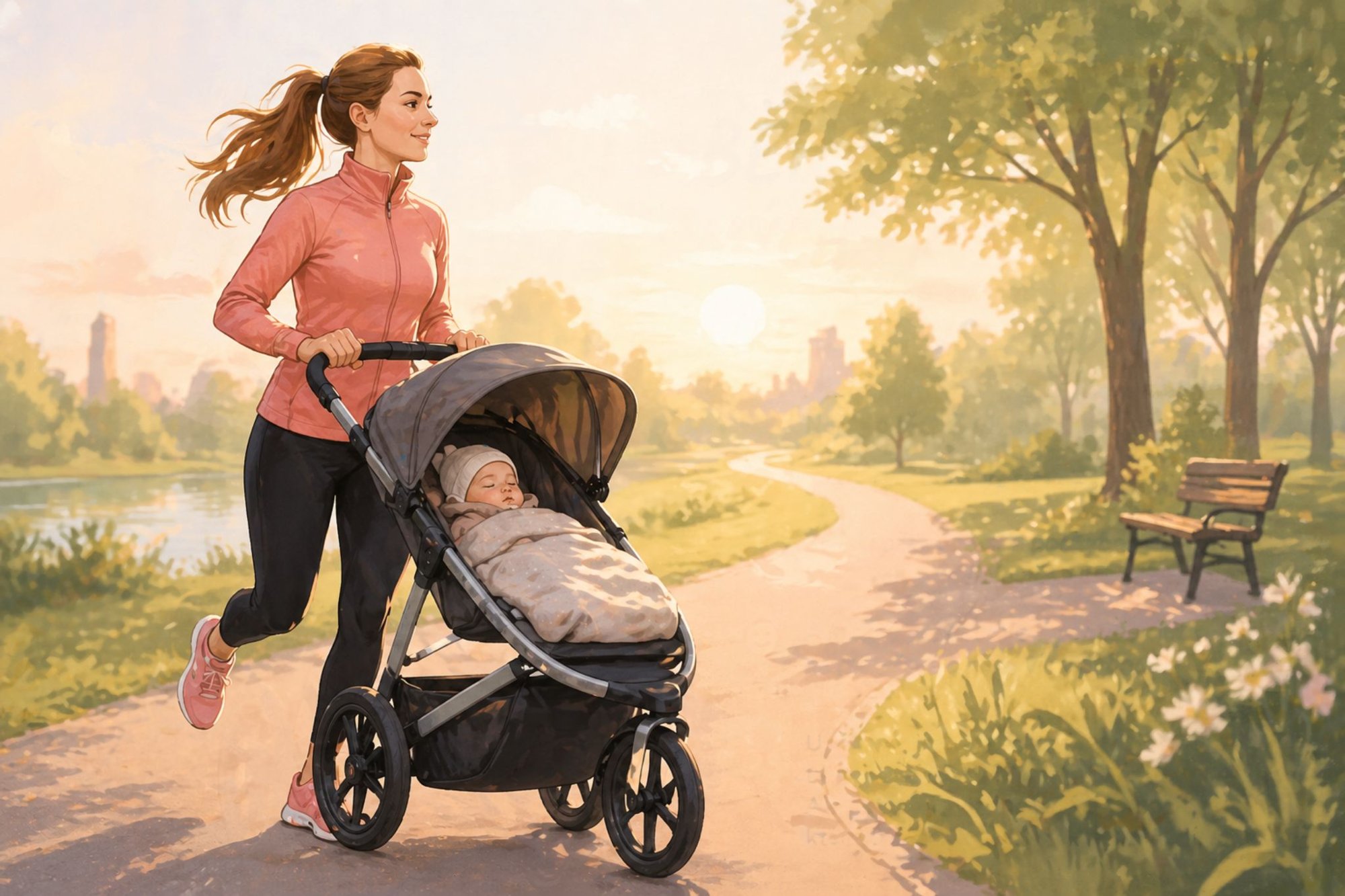 Běh s kočárkem: mých prvních 5 km